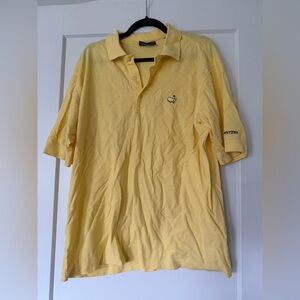 Masters Collection Light Yellow Polo Shirt 100% Cotton